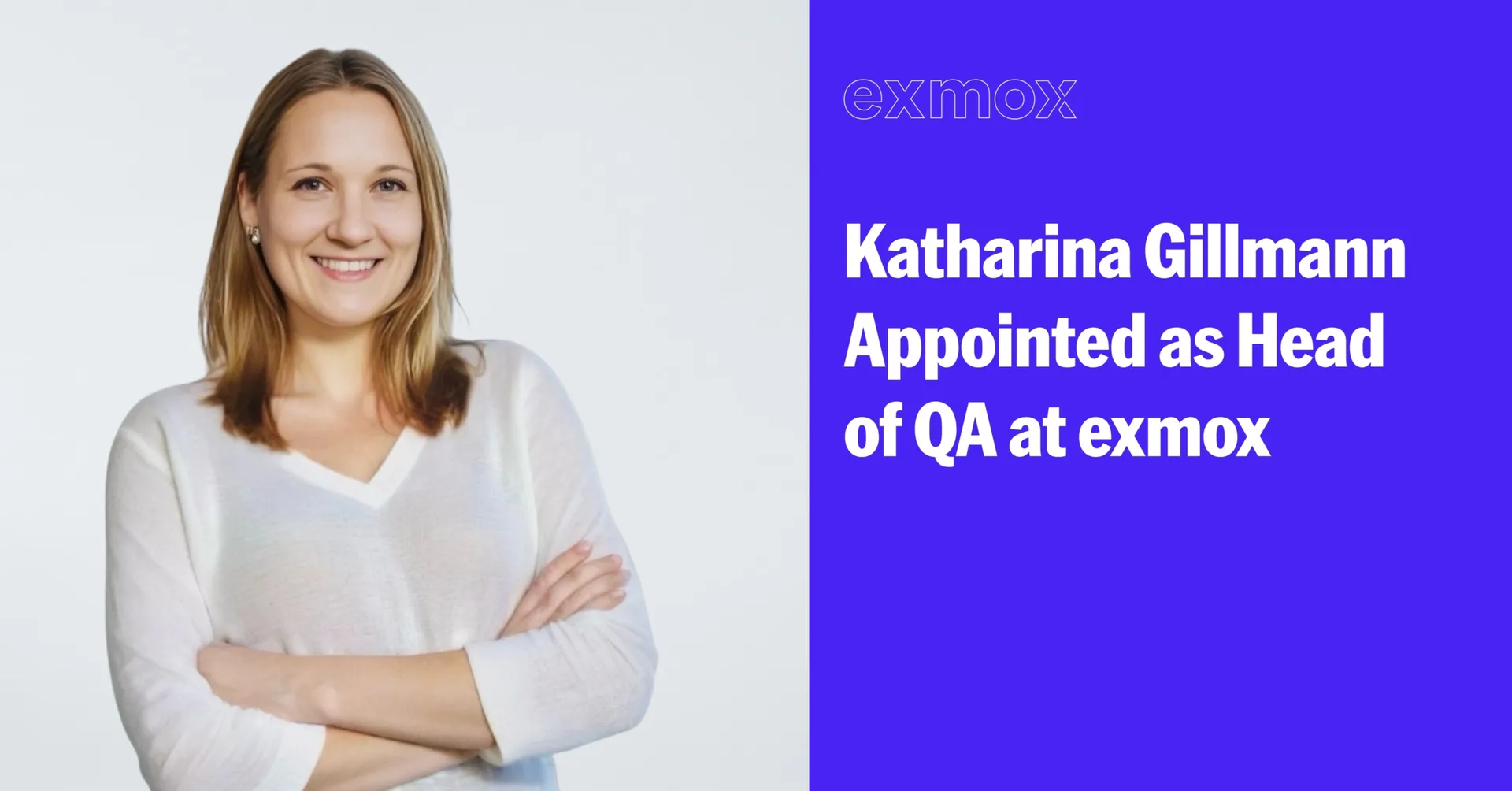 Katharina Gillmann appointed as Head of QA at exmox