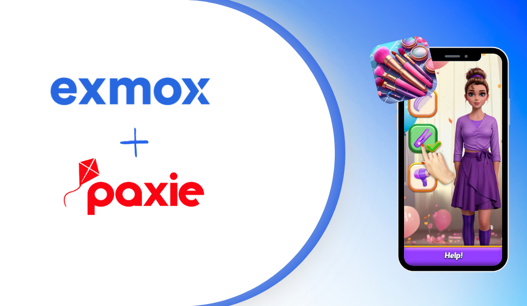 How exmox achieved 50% higher LTV and 40% higher retention rate compared to other partners for Paxie Games’ Merge Studio: Fashion Makeover.